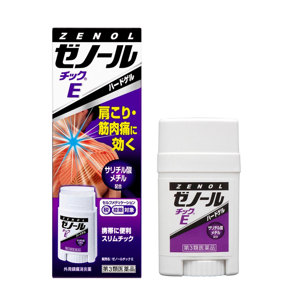 Taiho Zenol Tick E 33g Cream gel Topical agents Indications: Stiff shoulders, muscle fatigue, muscle pain, lower back pain, joint pain, bruises, sprai