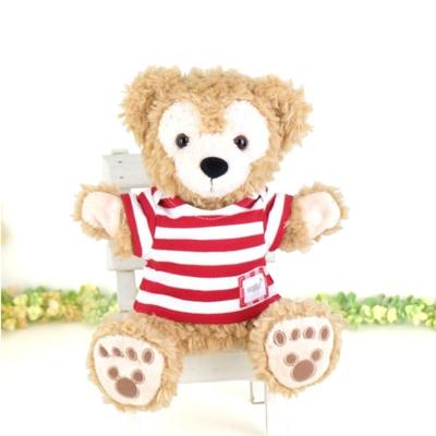 Haine pentru animale de pluș precum marionete tricotate roșii cds513pt, Duffy, haine, costume, Japonia, Tricou, roșu, bordură, îmbrăcat, ziua de naștere,