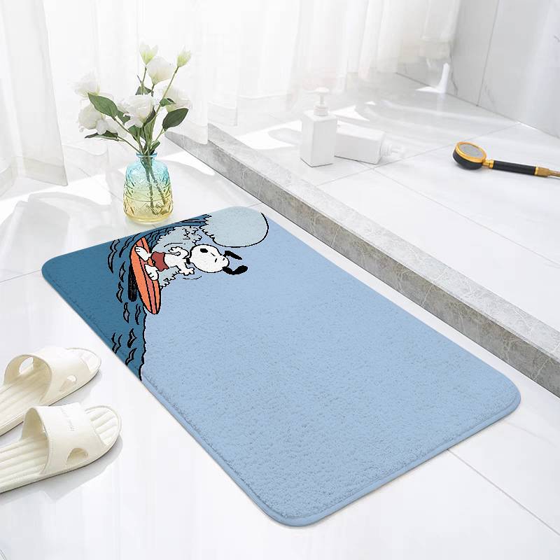 Cute S-Snoopy Floor Mat Bedroom Bedside Carpet Non Slip Soft Floor Mat Sofa Coffee Table Rugs For Home Decor Doormat