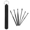1Set Multipurpose Ear Cleaning Tools Stainless Steel Ear Picks Rustproof Polished Surface Safe Non-Slip Handle for Home Travel