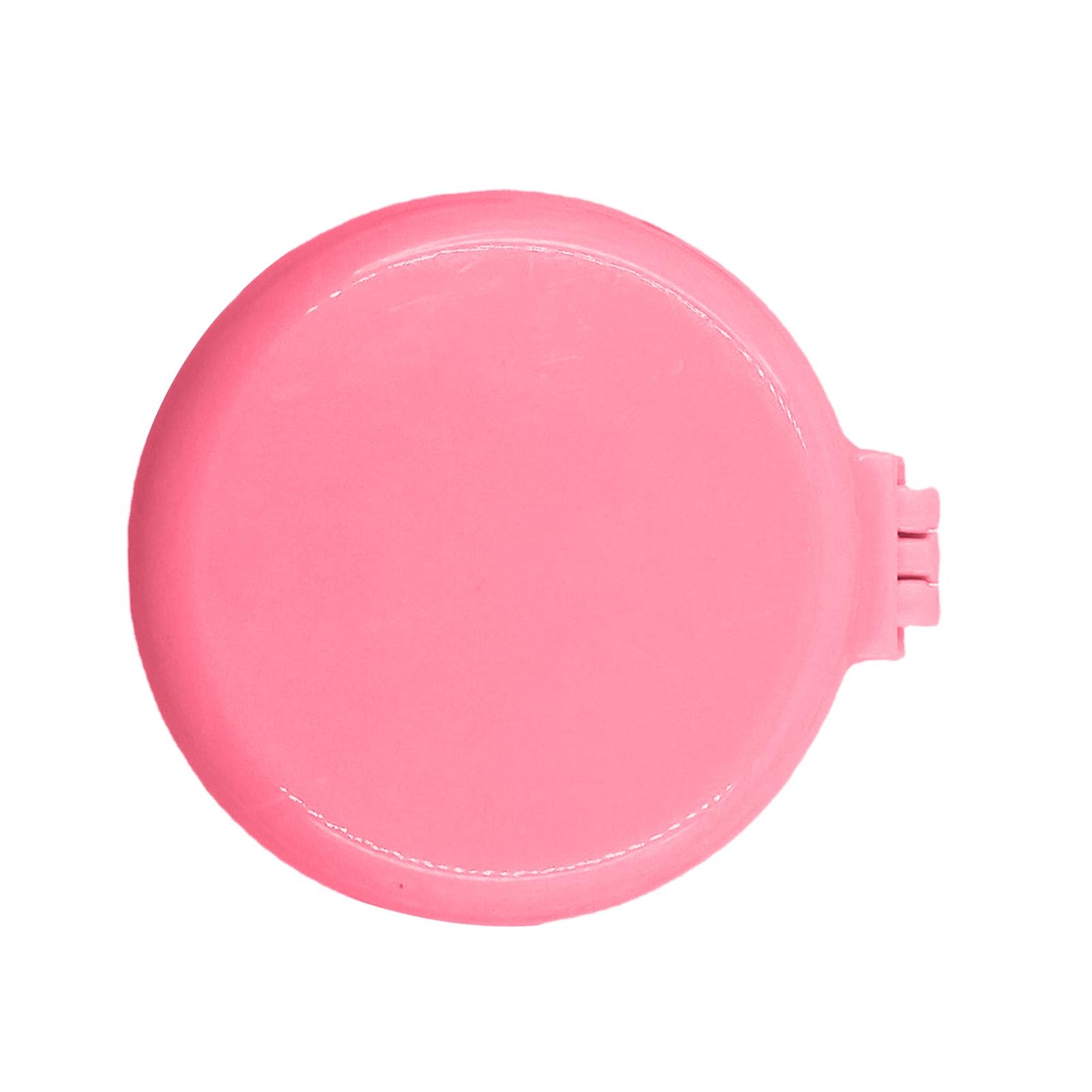 

Мини-складная зеркальная щетка для волос, домашняя дорожная портативная круглая карманная щетка для волос с подушкой для выпрямления волос свет роуз