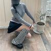 Campus Style Leg Warmers Gothic Ruffle Long Socks Leggings Gaiters Autumn Winter Flare Cuffs Ankle Heaps Socks