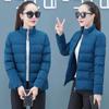 Women's Short Korean Style Cotton Jacket - Versatile and Lightweight Winter Coat, Popular for Moms