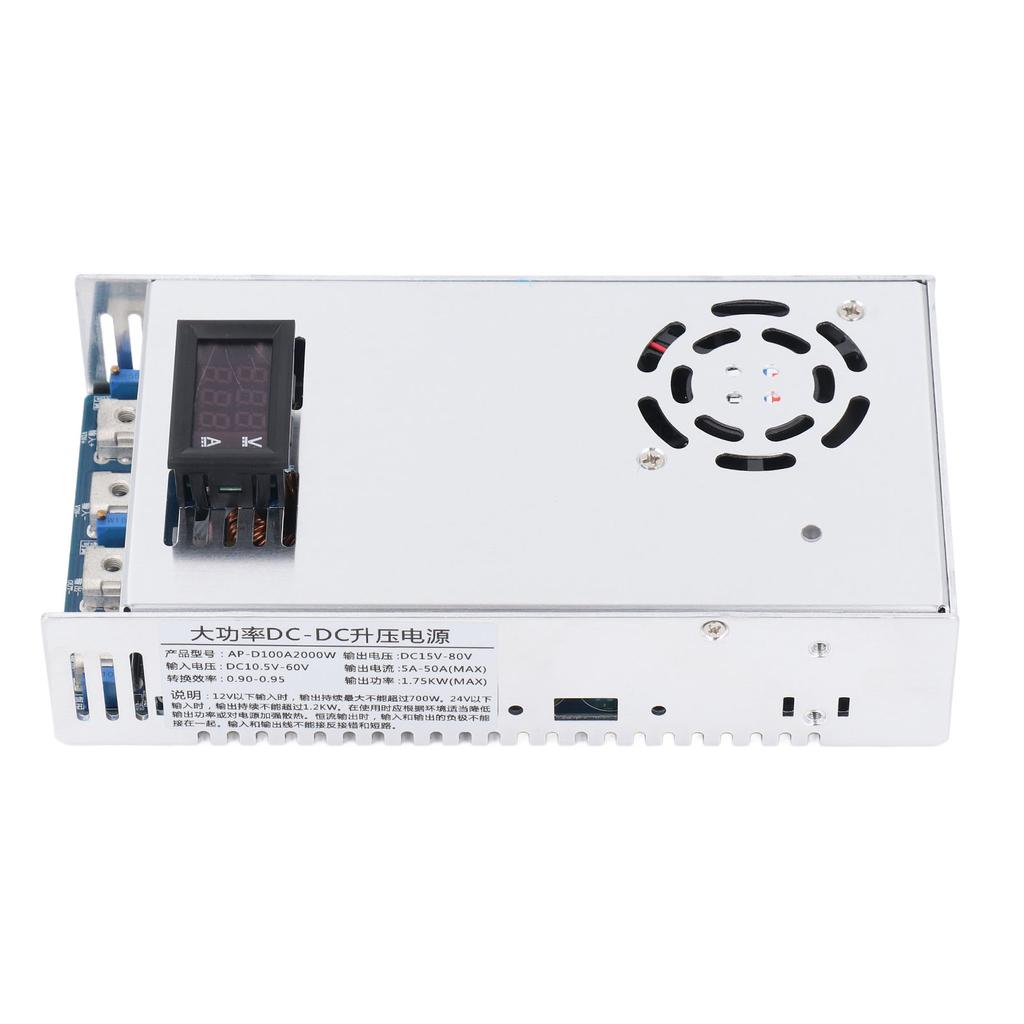 DC Switching Power Supply 10.5V?60V To 15V?80V Step Up Boost Industrial Power Supplies 100A 2000W
