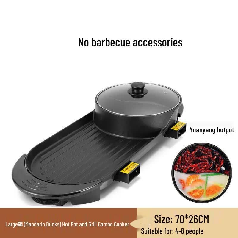 Electric Grill and Dual-Sided Hotpot