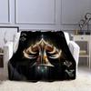 Playing card printing flannel blanket thermal blanket soft and comfortable home blanket universal in all seasons