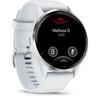 Verbundene GPS-Smartwatch - Garmin - Venu 3 - WLAN - 35,4 mm - Silbernes Edelstahlgehäuse, weißes Gehäuse
