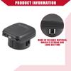 Hihaha Car Center Console Power Outlet Cap Cover for Cadillac and Escalade Inner Durable 2pcs No.84090238/13580623 2015-2020 / / /