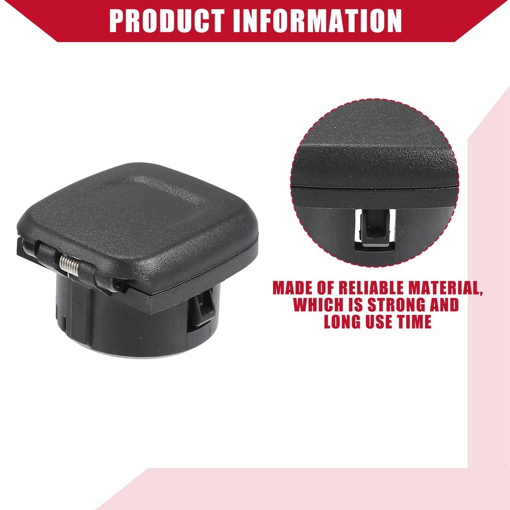 Hihaha Car Center Console Power Outlet Cap Cover for Cadillac and Escalade Inner Durable 2pcs No.84090238/13580623 2015-2020 / / /