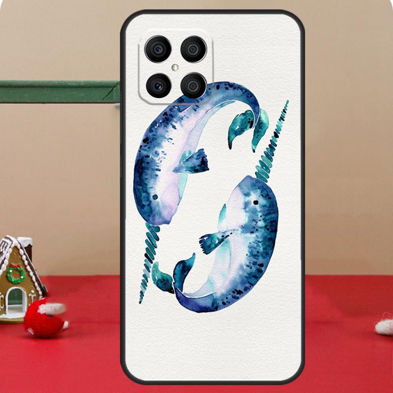 

Милый Чехол с Цитатами о Морском Нарвале Для Honor Magic 7 Lite 6 8 Pro Honor 400 200 70 90 X8c X8b X9a X9b X9c X9d Win RT Чехол Honor 200