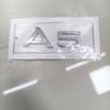 3D ABS chrom błyszczący czarny bagażnik samochodowy litery numery emblemat dla A1 A3 A4 A5 A6 A7 A8 naklejka na pokrywę bagażnika samochodu tabliczka znamionowa