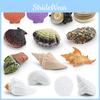Oceanic Creature Scallop Oyster Turtle Foot Sea Shell Pvc Aquarium Decoration And Collectible Display