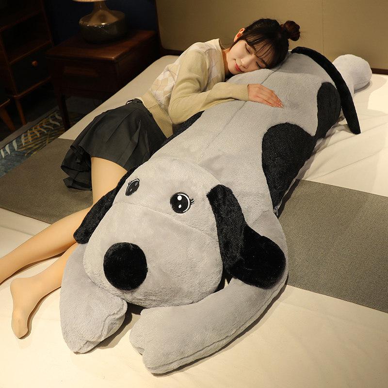 Large Plush Dog Pillow - Super Soft Unisex Hugging Doll for Bedtime