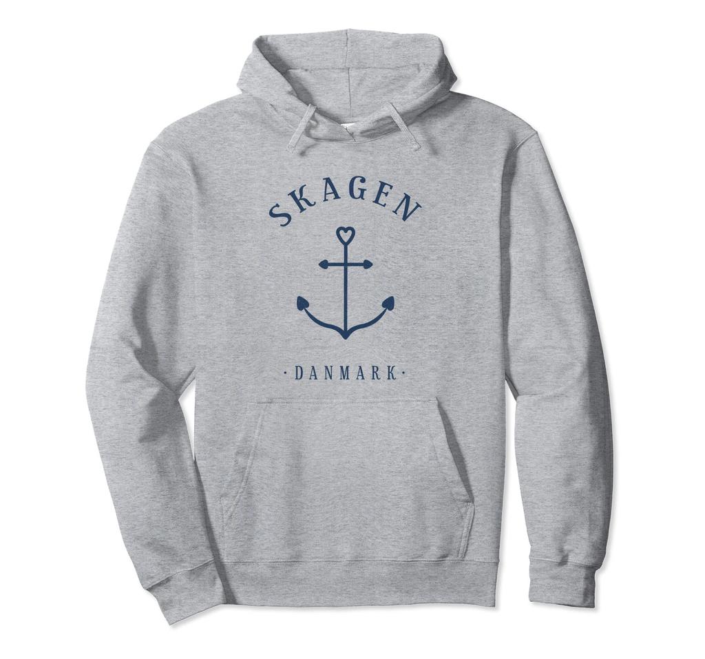 Denmark Skagen Anchor Tattoo Love Heart Copenhagen Hoodie