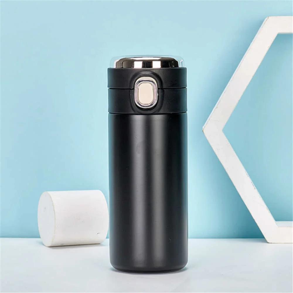 1Pc Stainless Steel Smart Thermos Water Cup Temperature Display Travel Outdoor Vacuum Cup
