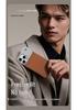 Leather Aroma Magnetic Case for iPhone 17 Pro Max with Metal Paint Borderless Design