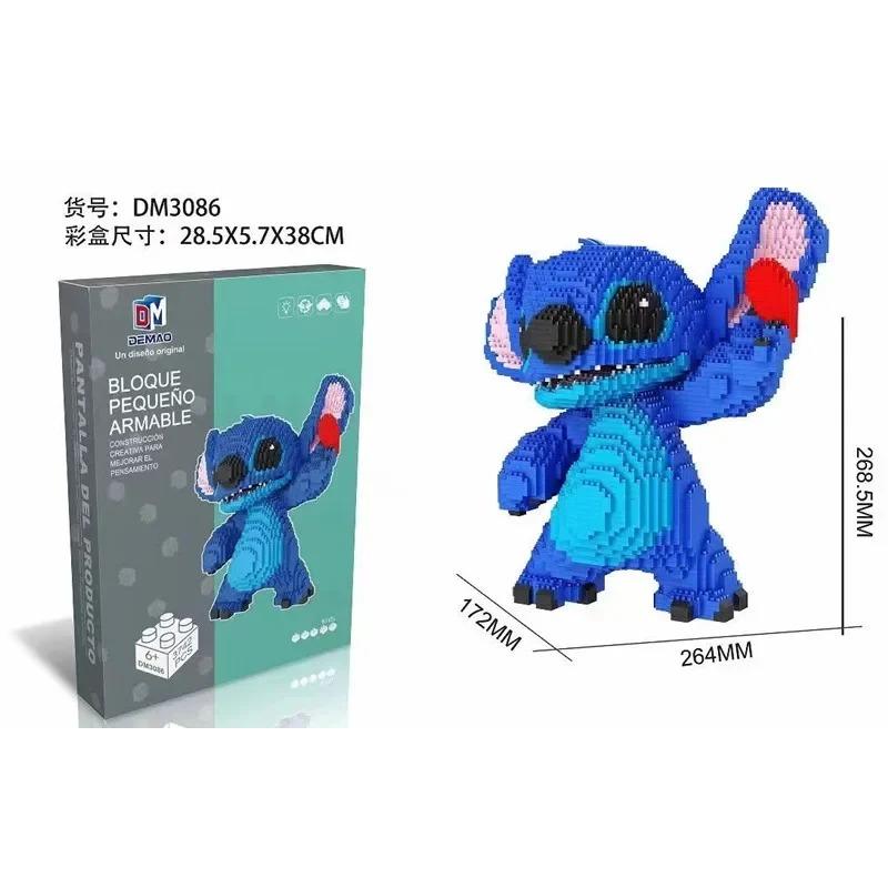 Micro Building Block Stitch Anime Assembled Model Mini Brick Figures Toys For Kids