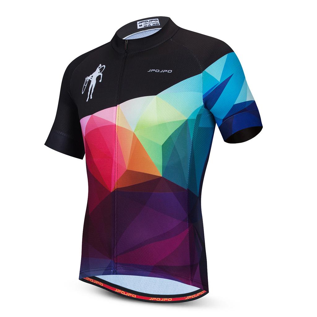 Cycling Jersey Men Bike Top MTB Bicycle Shirt Mountain Road Riding Clothing Short Sleeve Summer Cyclist Biking Clothes Green
