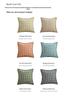Nordic Retro Houndstooth Linen Pillowcase for Living Room Sofa