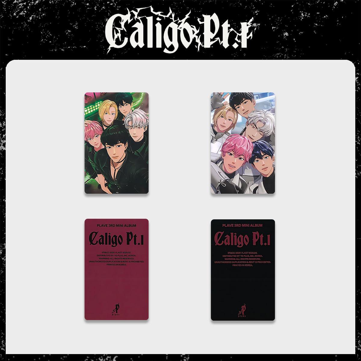 PLAVE Caligo Pt.1 Album Merchandise: Photocards, Random Cards, Bonus Dash Cards