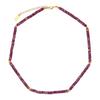 Bohemian Stone Bead Clavicle Necklace - Colorful, Simple, and Stylish Design