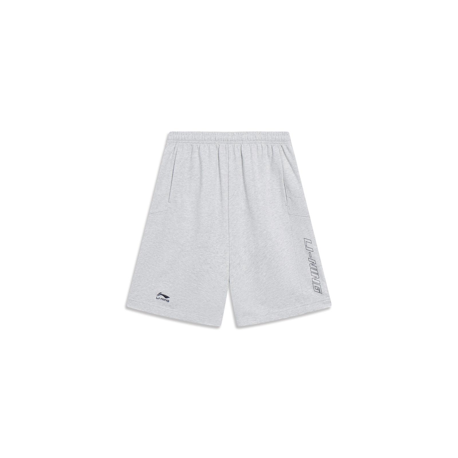 Li-Ning Graphic Straight Shorts Grey Men s AKST073-3 S