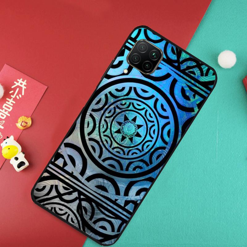 Maori Samoan Polynesian Tribal For Huawei Nova 12S 9 10 SE 7i 8i 11i 12i Y60 Y61 Y70 Y72 Y73 Y90 Y91 P20 P30 P40 Lite Case
