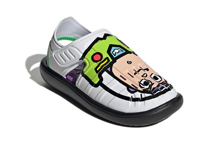 Disney X Adidas Pixar Buzz Lightyear Sandal White Black Children Aged 3 7 Years Old GY5440