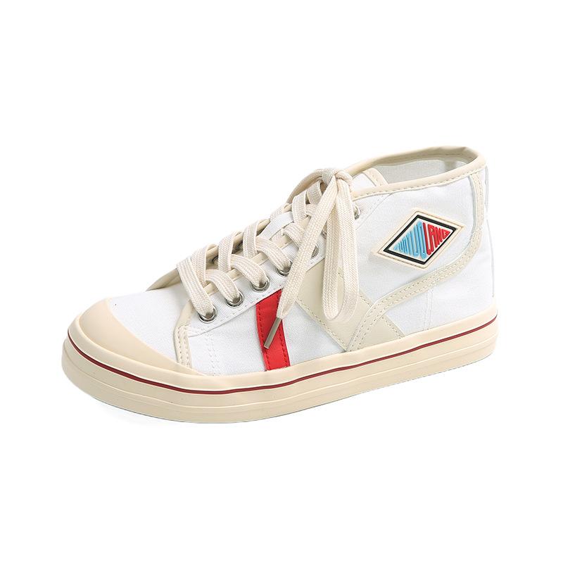 Dopamine color matching platform canvas shoes women's 2025 new fashion versatile comfortable breathable sports and leisure shoes