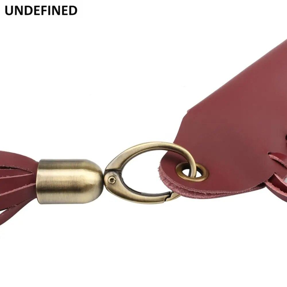 22/25mm motocyklové rukojeti Kožené kryty s třásněmi pro Harley Indian Honda Shadow Chief Classic Cafe Rcaer Custom Old School