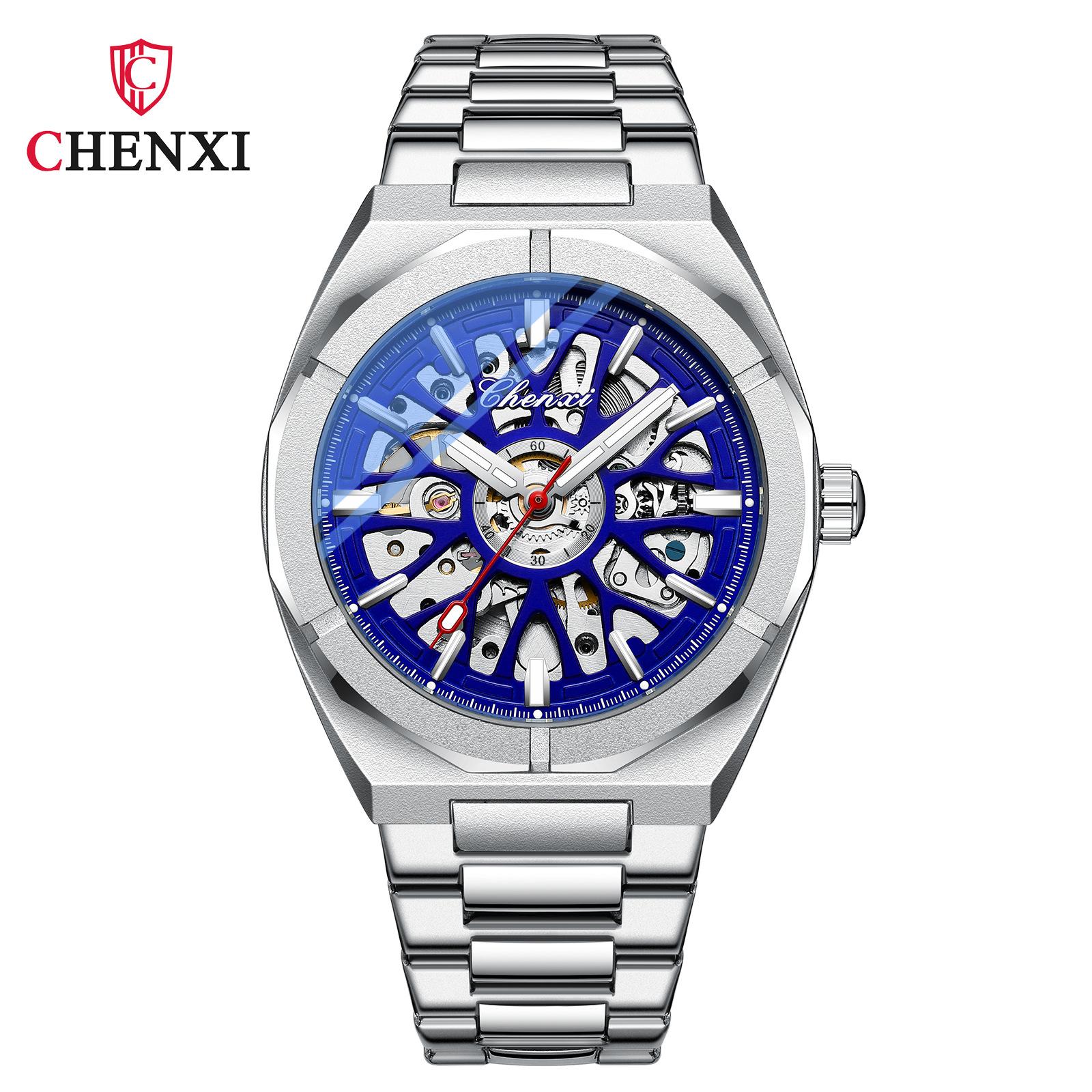 

Новые роскошные мужские часы ТОП-бренда с полой коробкой, автоматические часы, мужские водонепроницаемые мужские механические часы