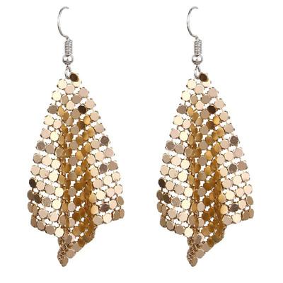 Sequins Mesh Hanging Hook Earrings Club Party Gift Jewelry
