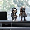 Cool Skeleton Figurine Collectible Halloween Decoration for Home Office Decor