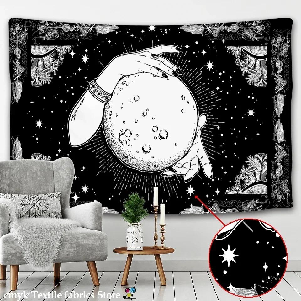Tarot Tapestry Wall Hanging Astrology Divination Bedspread Beach Mat Witchcraft Mandalay Hippie Mandala Brugeria