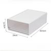 2/3pcs Office Table Clear Storage Boxes Drawer Type Office Workstation A4 File Organizer Storage Box Study Stack Storage Cabinet