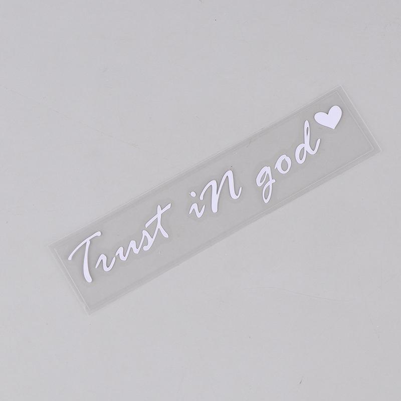 Trust In God Believe In God Rearview Mirror Stickers God Letter Stickers Are Suitable For All Kinds Of Cars And Motorcycles
