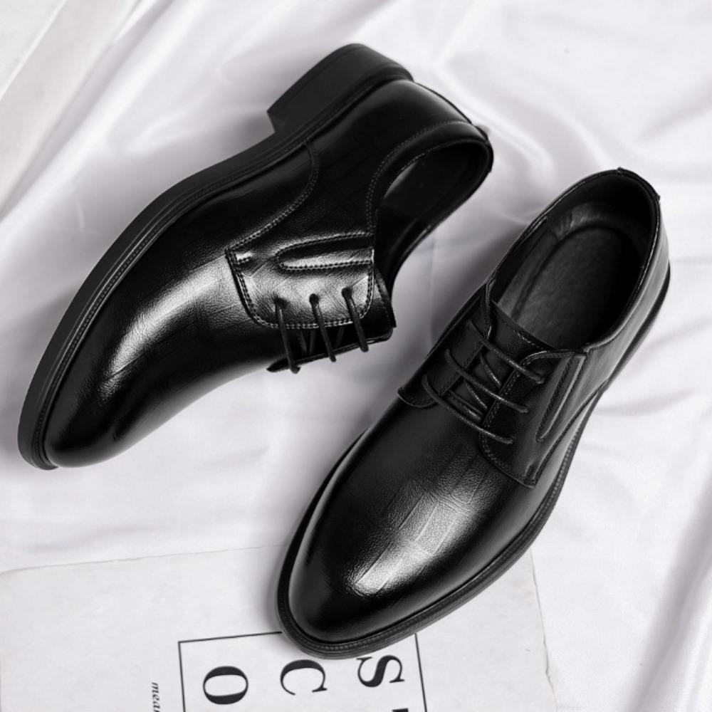 Herren Lederschuhe Vier Jahreszeiten Herrenschuh Innenhöhe Erhöhende Lederschuhe Herren Business Dress Casual Lederschuhe