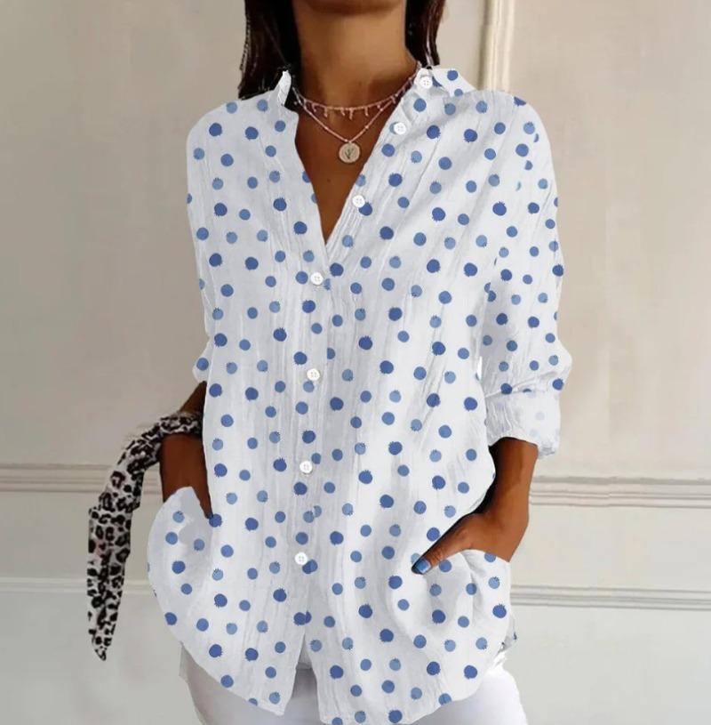 Color Print Shirts Women Fashion Trendy Color Spelling Hot Style Long Sleeve Single-breasted Lady Shirt Tops Commuting Clothing