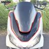 Cubierta Protectora de Textura de Fibra de Carbono para Motocicleta Carenado Para Honda PCX160 PCX 160 2021-2024 Accesorios Extensión de Carenado Protector