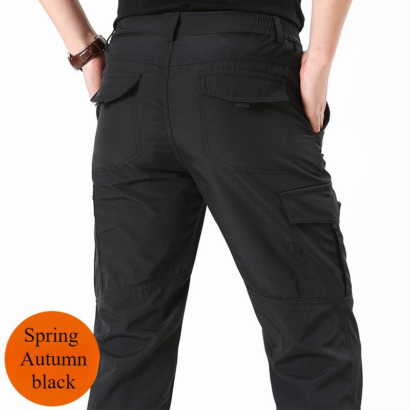 Frühling, Sommer und Herbst Lässige leichte Armee Militär Lange Hose Männlich Wasserdicht Schnelltrocknend Cargo Camping Overalls Taktische Hose Atmungsaktiv