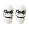 1 Pair Mini Soccer Shin Guards Cartoon Anti-slip Kids Teens Adults Players Miniature Shin Pads Protectors Football Games Protective Equipment