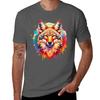 Coyote Spirit Totem Tshirt Big And Tall Solid Color Tshirt