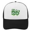 Feeling Lucky St Patricks Day Trucker Hat Polyester Casual Adjustable Snapback Cap for Adults