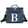 Insulated Lunch Bags Thermal Organizer Handbag Cooler Box for Student Portable Waterproof Camping Storage Boxes White Pattern