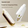 Portable Weekly Pill Organizer: 7-Day, 3-Meal-A-Day Medicine Dispenser and Tablet Storage Box