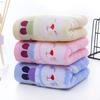 Double-sided 32-thread Baby Towel 25*50cm Soft, Absorbent, Thick, Suitable for Infants and Toddlers, with Embroidery Design
