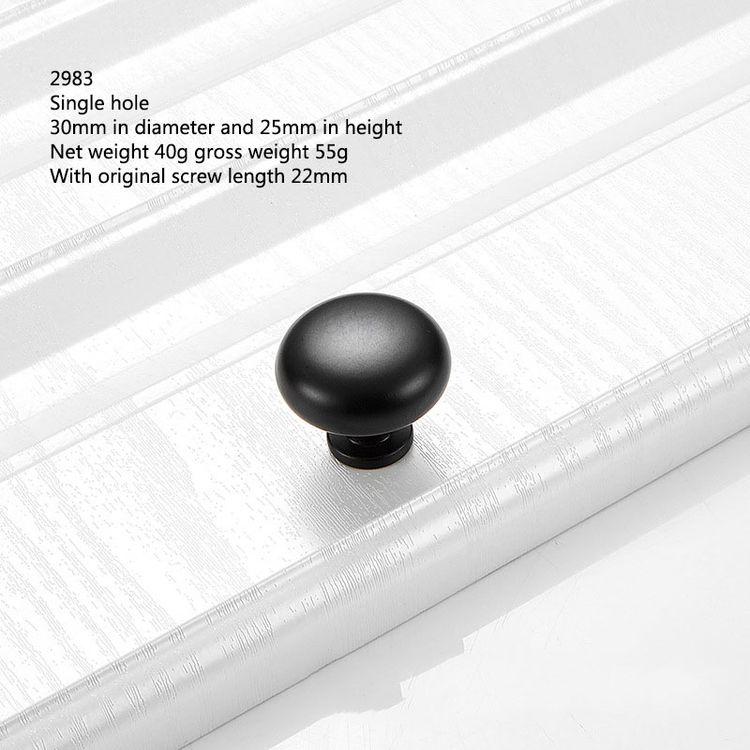 Black Handle American Style Modern Pull Antique Handles and Knobs Drawer Furniture Kitchen Cabinet
