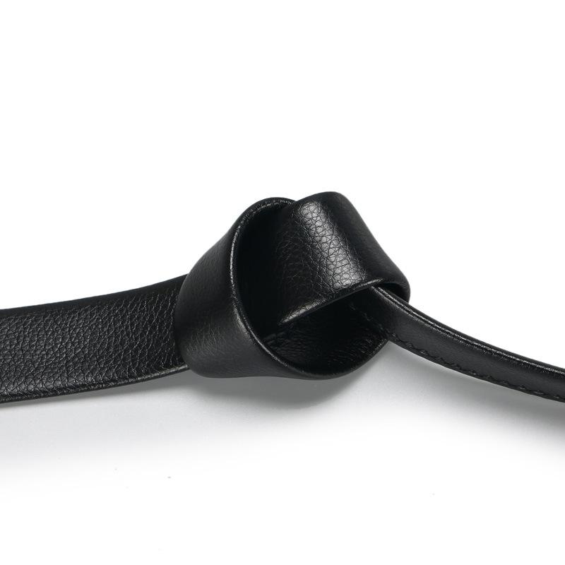 Microfiber Edging Automatic Buckle Belt  Men's Casual Belt  Men's Trouser Belt