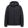 Autumn and Winter New Fashion Hooded Men's Light and Thin Down Jackets Can Be Opened Two Short Styles, Trendy Casual and Versatile
