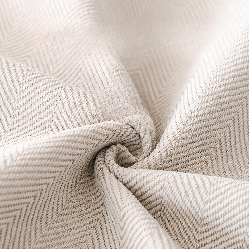 Chenille Herringbone Shaped Plush Sofa Cushion Autumn and Winter Thickening Sofa Cover Cushion
